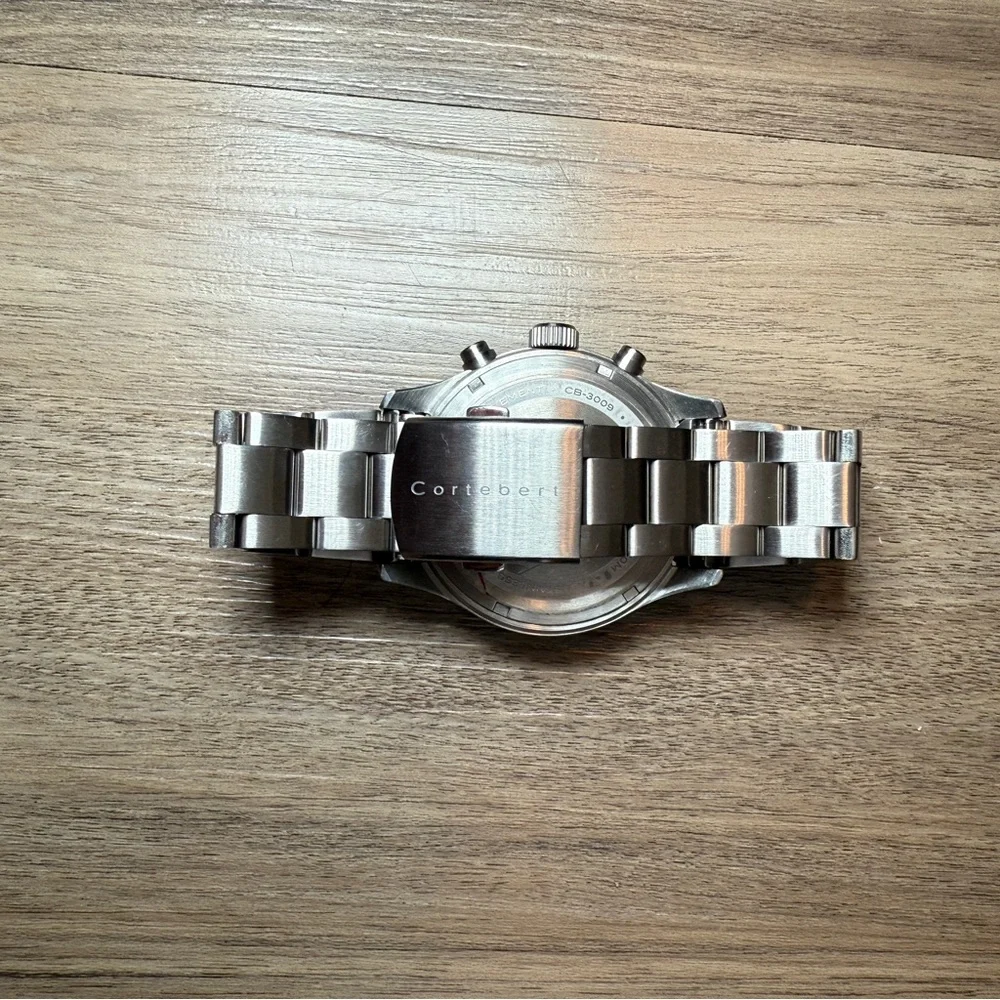 Cortebert Ouragan Men's Lead Grey Watch